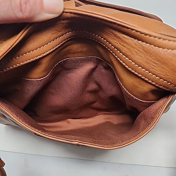 Fossil Purse Handbag Shoulder Vintage Y2K Brown Leather - Picture 12 of 16